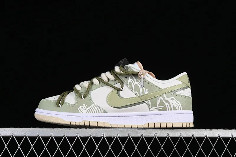 All categories Nk SB Dunk series Nk SB Dunk Low low-top sneakers Nk Dunk Low FZBB Chinese style tea gift box Gongting Longjing tea SB strap low-top casual sneakers DV0831-003